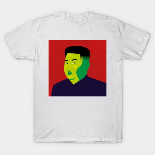 Kim Jong Un 2 T-Shirt by Shwin